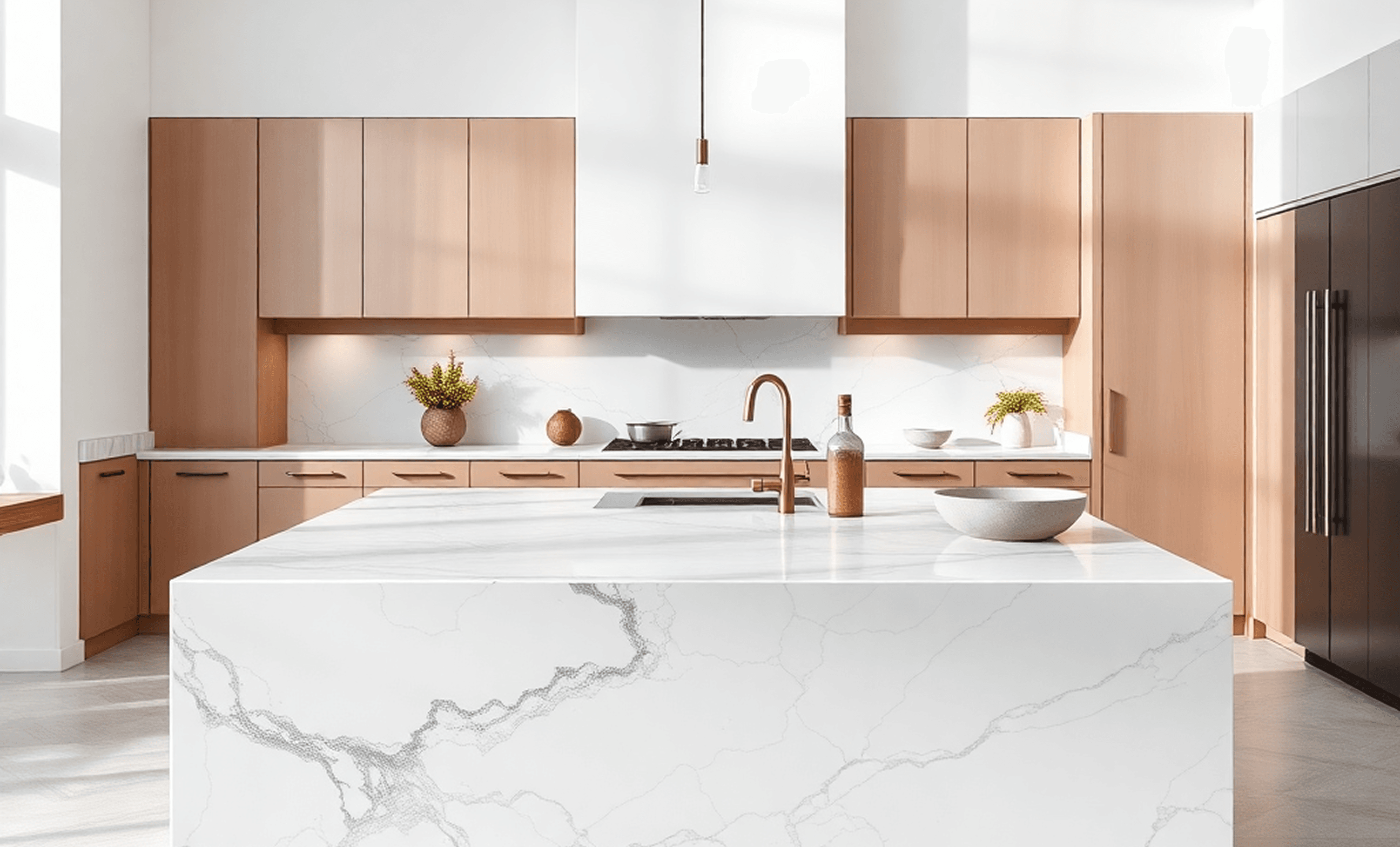 Indian Marble client installation landscape